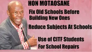 Motaoasane’s Powerful Plea: Restore Our Schools First