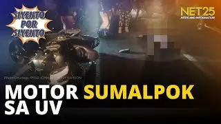 Motor, sumalpok sa UV Express sa Commonwealth, Q.C.