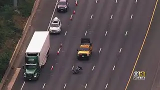 Motorcycle Crash Partially Shuts Down I-695 Outer Loop