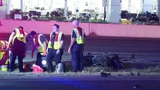 Motorcyclist injured in crash with van