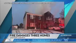 Mount Holly fire damages three homes