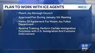 Mount Joy Borough Council approves plan to work with ICE