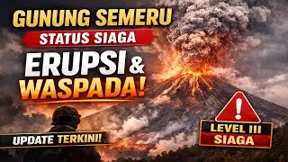 MOUNT SEMERU ERUPTS TODAY!! FEBRUARY 3, 2026
