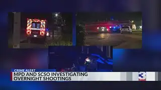 MPD and SCSO investigating overnight shootings