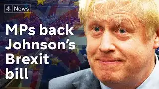 MPs back Johnson’s EU withdrawal bill