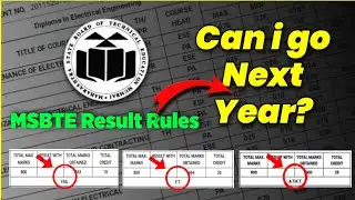 MSBTE Result Rules: MSBTE New Update ATKT,Fail Backlogs MSBTE News