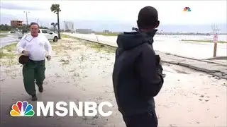 MSNBC Reporter Interrupted During Hurricane Ida Coverage By Heckler