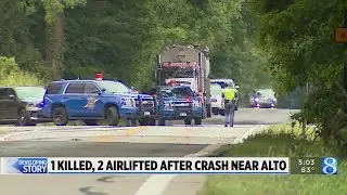 MSP: 1 killed, 2 hurt in ‘serious’ crash near Alto
