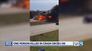 MSP: One dead after 3-vehicle crash on I-94