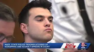 MSP trooper in court, charged with kidnapping, assault