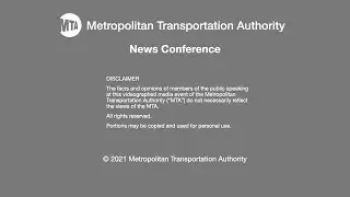 MTA News Conference - 08/26/2021