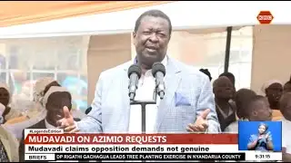 Mudavadi claims opposition demands not genuine