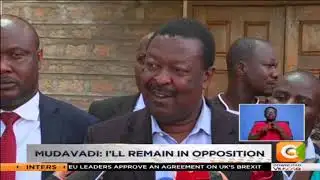 Mudavadi: I’ll remain in opposition