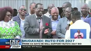 Mudavadi says he will support Ruto