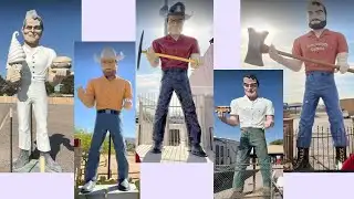 Muffler Man Statues from across the U.S.