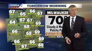 Muggy with some patchy fog Tuesday night