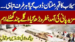 Multan in Danger Again | Chenab Water Flow Enter in Multan | Head Muhammad Wala Update | Dunya News