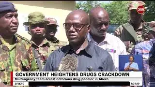 Multi-agency team arrests notorious drug peddler in Ahero