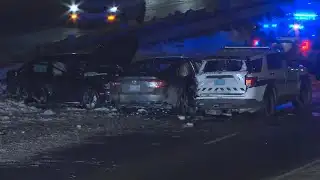 Multi-vehicle crash blocks off section of Route 18 in New Bedford