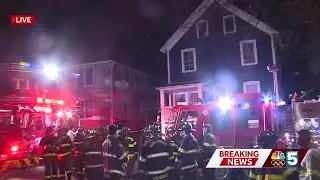 Multiple agencies battle apartment fire on Pine Street