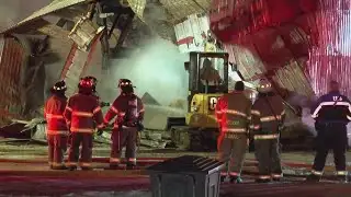Multiple animals dead following barn fire in Sandusky County, 2 firefighters injured