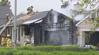 Multiple crews battle Millcreek garage fire