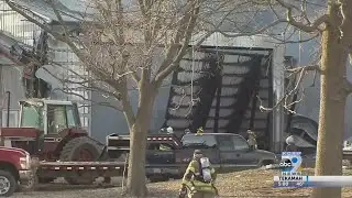 Multiple Crews Battle Shed Fire