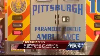 Multiple fire crews battle 4-alarm Bellevue blaze