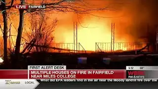 Multiple houses catch fire in Fairfield