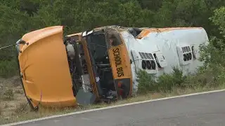 Multiple injuries reported after bus rollover crash in Travis County