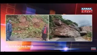 Multiple Landslides Block Roads in Gajapati