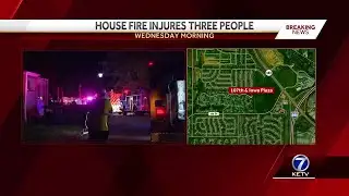 Multiple people inside as flames engulf trailer home