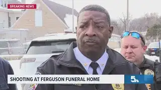 Multiple people shot at Ferguson funeral home