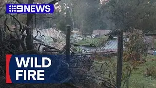 Multiple structures lost in Tooperang bushfire | 9 News Australia