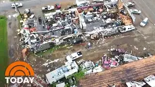 Multiple Tornadoes, Rain And Hail Sweep Through South | TODAY