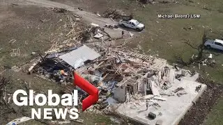 Multiple tornadoes sweep through central Texas, reducing homes to rubble