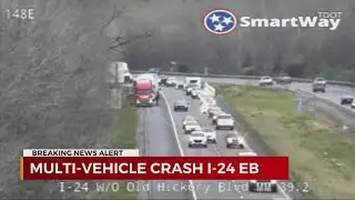 Multivehicle crash on I-24 eastbound