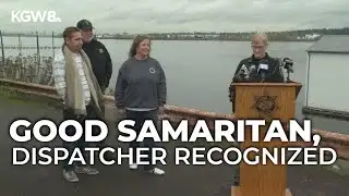 Multnomah County honors good Samaritan, dispatcher after Columbia River rescue