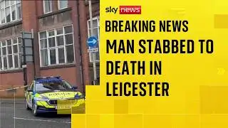 Murder investigation under way in Leicester