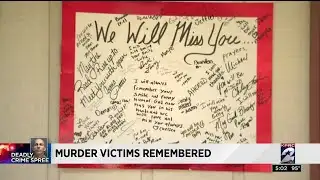 Murder victims remembered