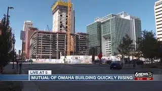 Mutual of Omaha officials provide update on downtown tower construction progress