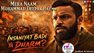 My name is Mohammad Deepak!" 🇮🇳 Is humanity better or religion? | Todfod AI Music