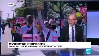 Myanmar security forces crack down on anti-coup protesters