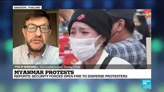 Myanmar security forces open fire to disperse protesters