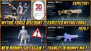 🔴 Mythic Forge Discount Event 4.3 Update ? | New Mummy Suit in 2026 ? | BGMI Expected Mythic Forge