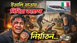 লিবিয়া ক্যাম্পের ভেতরে আসলে কী হয়? | ইউরোপ যাওয়ার আগে এই সতর্কবার্তা দেখুন 🇱🇾⚠️
