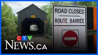 N.B. covered bridge closed due to poor condition