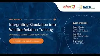 NAFC webinar: Integrating Simulation into Wildfire Aviation Training