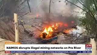 NAIMOS disrupts illegal mining networks on the Pra River
