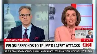 Nancy Pelosi Panics, Snaps At Jake Tapper For Discussing Her Stock Trades